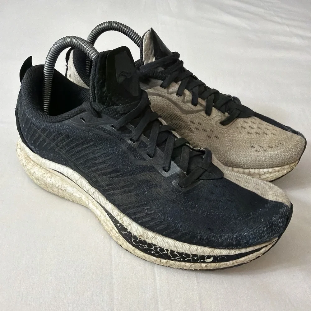 Saucony Endorphin Speed 2 Black Shadow Reflection Womens‎ Sz 9.5 M Running Shoes